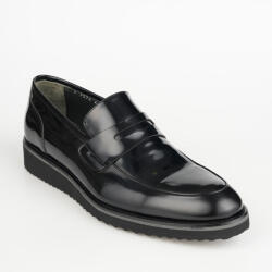 FOSCO Férfi loafer cipő 7574 430 fekete (FOSCO_7574_430_41)