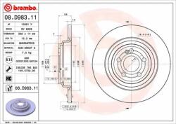 BREMBO féktárcsa 08. D983.11