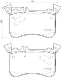 BREMBO fékbetét készlet P50 121