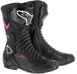 Alpinestars STELLA S-MX 6 cipő, ALPINESTARS (fekete/lila/fehér, 36-os méret)
