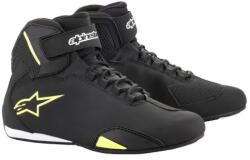 Alpinestars cipő SEKTOR, ALPINESTARS (fekete/sárga fluo, 38-as méret)