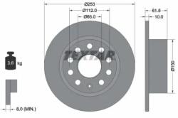 TEXTAR Féktárcsa tömör Ø253mm 92306603