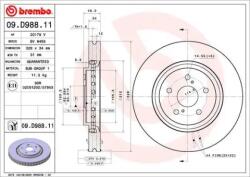BREMBO féktárcsa 09. D988.11