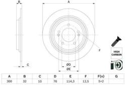 Bosch féktárcsa 0 986 479 H01