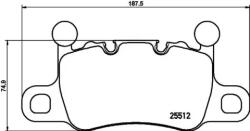 BREMBO fékbetét készlet, tárcsafék P65 038