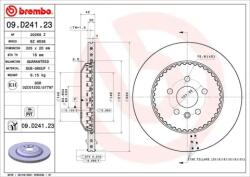 BREMBO féktárcsa 09. D241.23