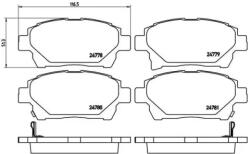 BREMBO fékbetét készlet, tárcsafék P83 097