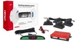 AMiO parkolási asszisztens LED COB 4 érzékelős fekete 19mm-es TRUCK