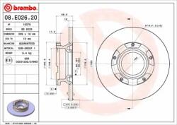 BREMBO féktárcsa 08. E026.20