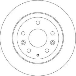 TRW Féktárcsa tömör Ø281mm DF6807