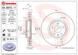 BREMBO Féktárcsa Ø320mm 09. B972.11