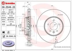 BREMBO féktárcsa 09. D549.23