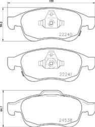 BREMBO fékbetét készlet, tárcsafék P23 165