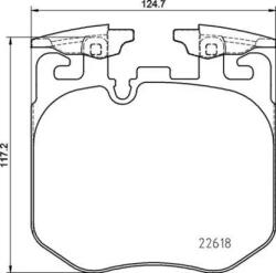 BREMBO fékbetét készlet P06 106