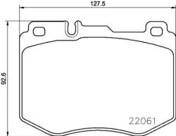 BREMBO fékbetét készlet P50 120
