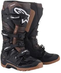 Alpinestars TECH 7 ENDURO cipő, ALPINESTARS (fekete/sötétbarna, 40, 5-ös méret)