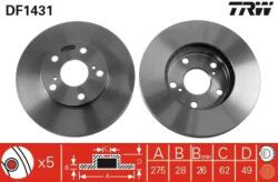 TRW szellőző féktárcsa Ø275mm DF1431