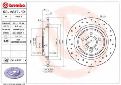 BREMBO féktárcsa 08. A537.1X