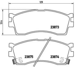 BREMBO fékbetét készlet P30 016