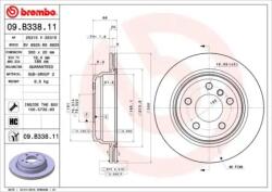 BREMBO Féktárcsa Ø300mm 09. B338.11