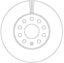 TRW Féktárcsa szellőző Ø276mm DF6903S