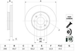 Bosch féktárcsa 0 986 479 F29