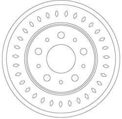 TRW Féktárcsa szellőző Ø300mm DF6925S