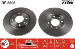TRW Féktárcsa tömör Ø266mm DF2808