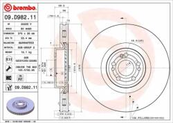BREMBO féktárcsa 09. D982.11
