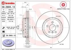 BREMBO Féktárcsa belső hűtés Ø348mm 09. D905.13