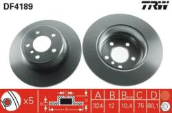 TRW Féktárcsa tömör Ø324mm DF4189