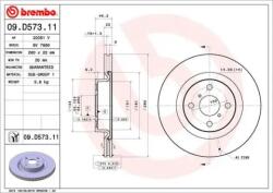 BREMBO Féktárcsa belső hűtés Ø280mm 09. D573.11