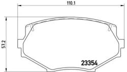 BREMBO fékbetét készlet P49 020