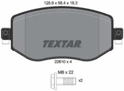 TEXTAR fékbetét készlet, tárcsafék 2261001