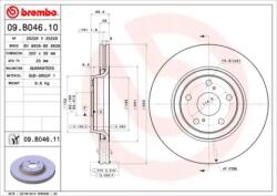 BREMBO Féktárcsa szellőző Ø320mm 09. B046.11