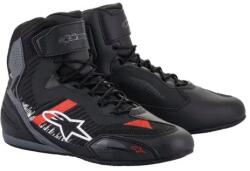 Alpinestars FASTER-3 RIDEKNIT cipő, ALPINESTARS (fekete/szürke/piros, 39-es méret)