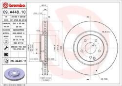 BREMBO Féktárcsa szellőző Ø330mm 09. A448.11