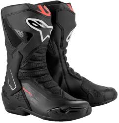 Alpinestars SMX-6 3 cipő, ALPINESTARS (fekete/piros fluo, 47-es méret)