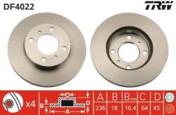 TRW Féktárcsa szellőző Ø236mm DF4022