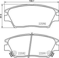 BREMBO fékbetét készlet P77 001