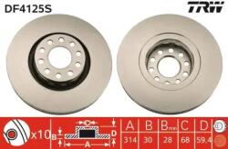 TRW Féktárcsa szellőző Ø314mm DF4125S