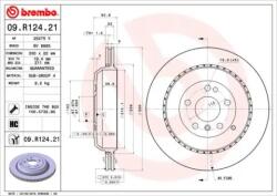BREMBO Féktárcsa szellőző Ø330mm 09. R124.21