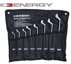 Energy - Készlet dupla gyűrűskulcs 8 db