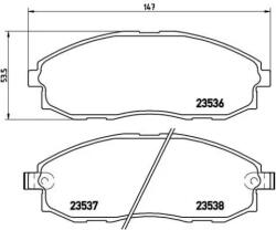 BREMBO fékbetét készlet P30 010
