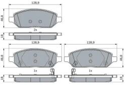Bosch fékbetét készlet 0 986 494 906