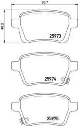 BREMBO fékbetét készlet, tárcsafék P23 156