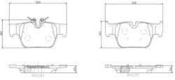BREMBO fékbetét készlet, tárcsafék P 06 117