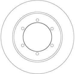 TRW Féktárcsa tömör Ø280mm DF6790