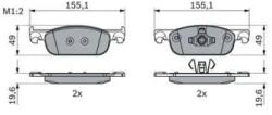 Bosch fékbetét készlet 0 986 424 021