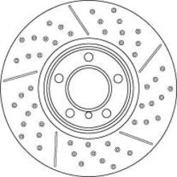 TRW Féktárcsa Féktárcsa kétrészes Ø340mm DF6604S